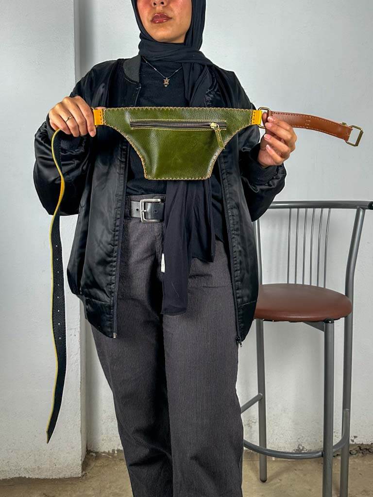 Genuine Leather Waist Bag