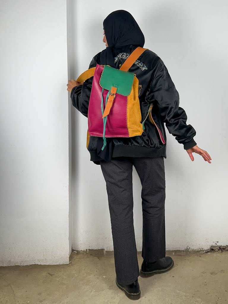 Patch Work Leather Bag