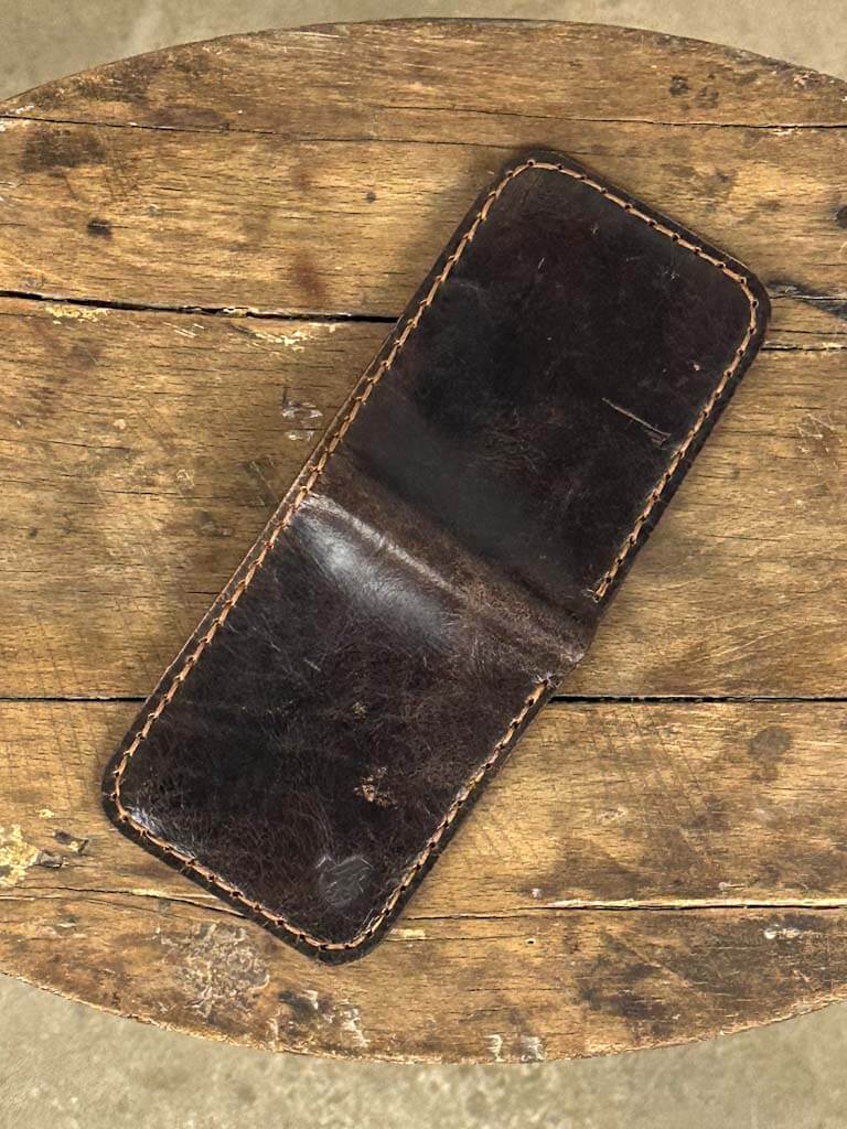 Dark Brown Leather Wallet