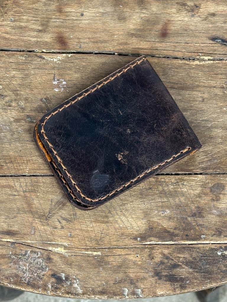 Dark Brown Leather Wallet
