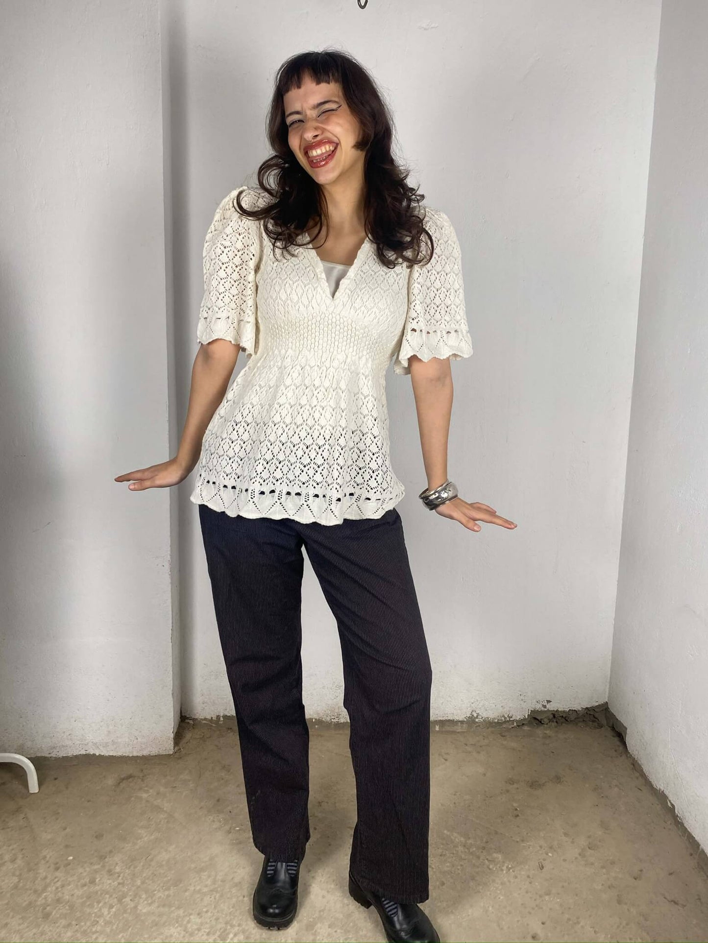 Vintage Knit Blouse