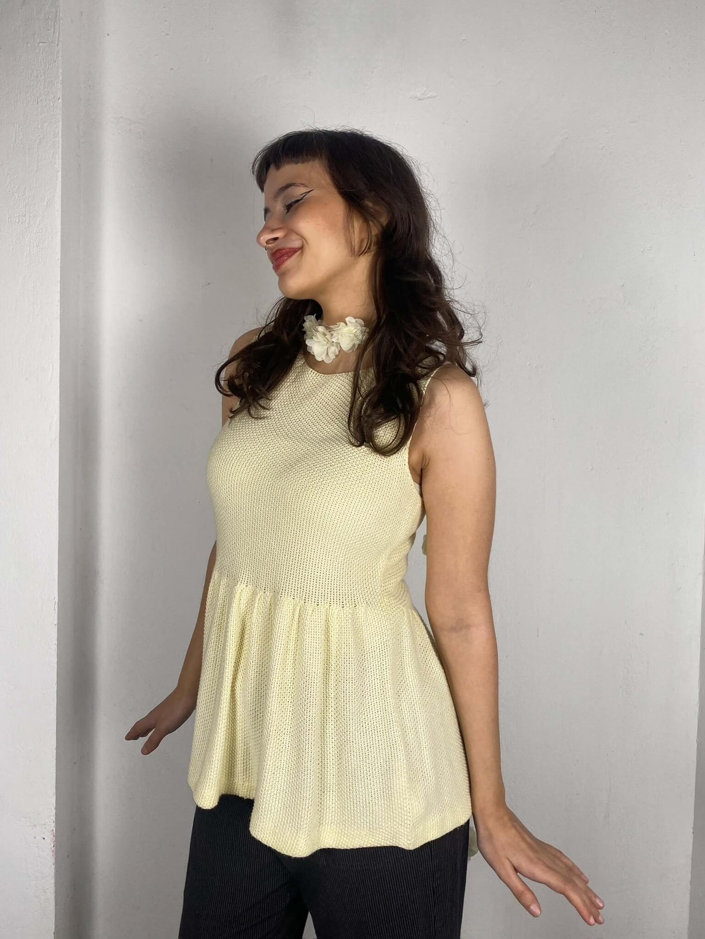 Cream Vintage Blouse