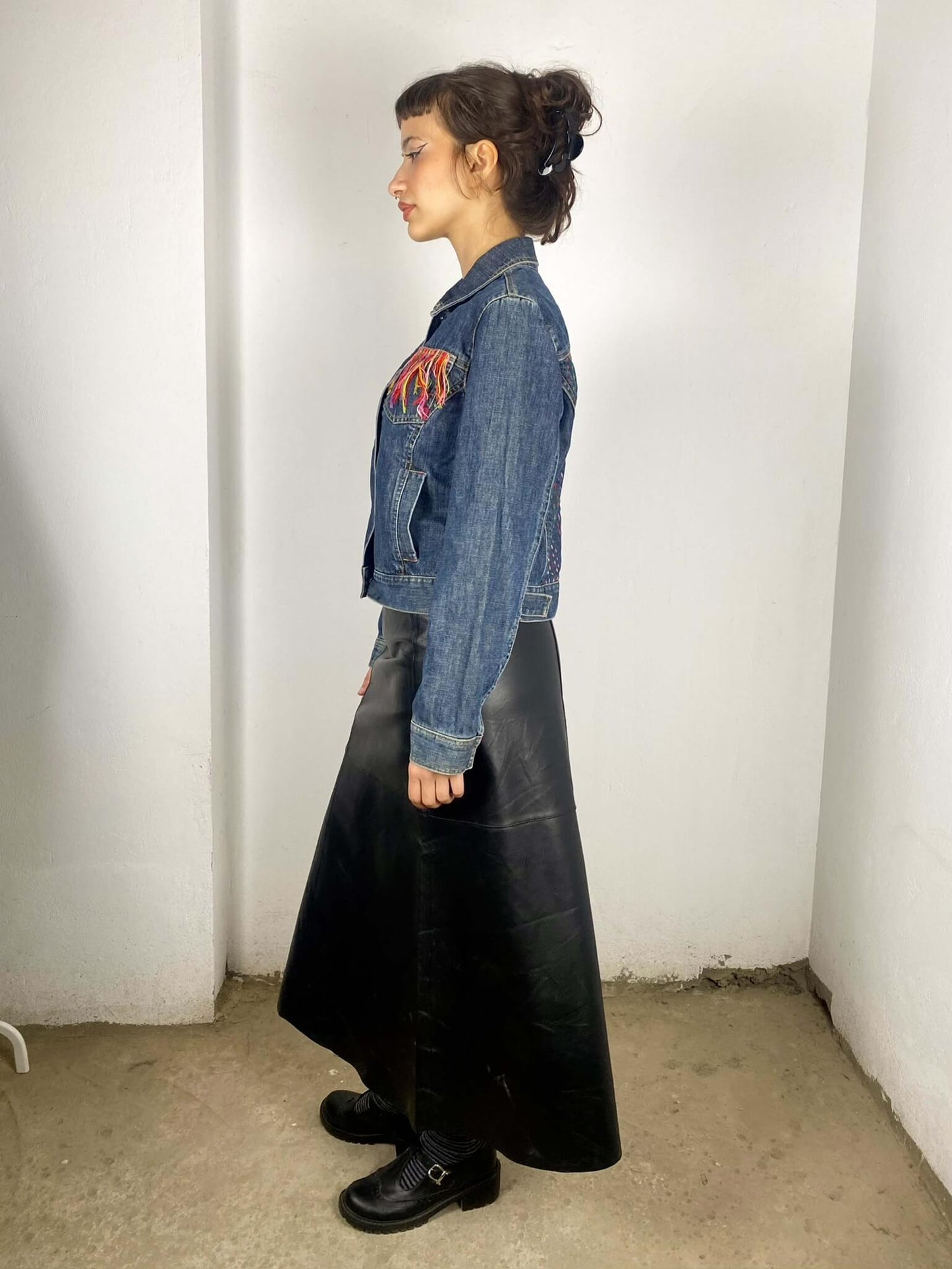 Embroidered Denim Jacket