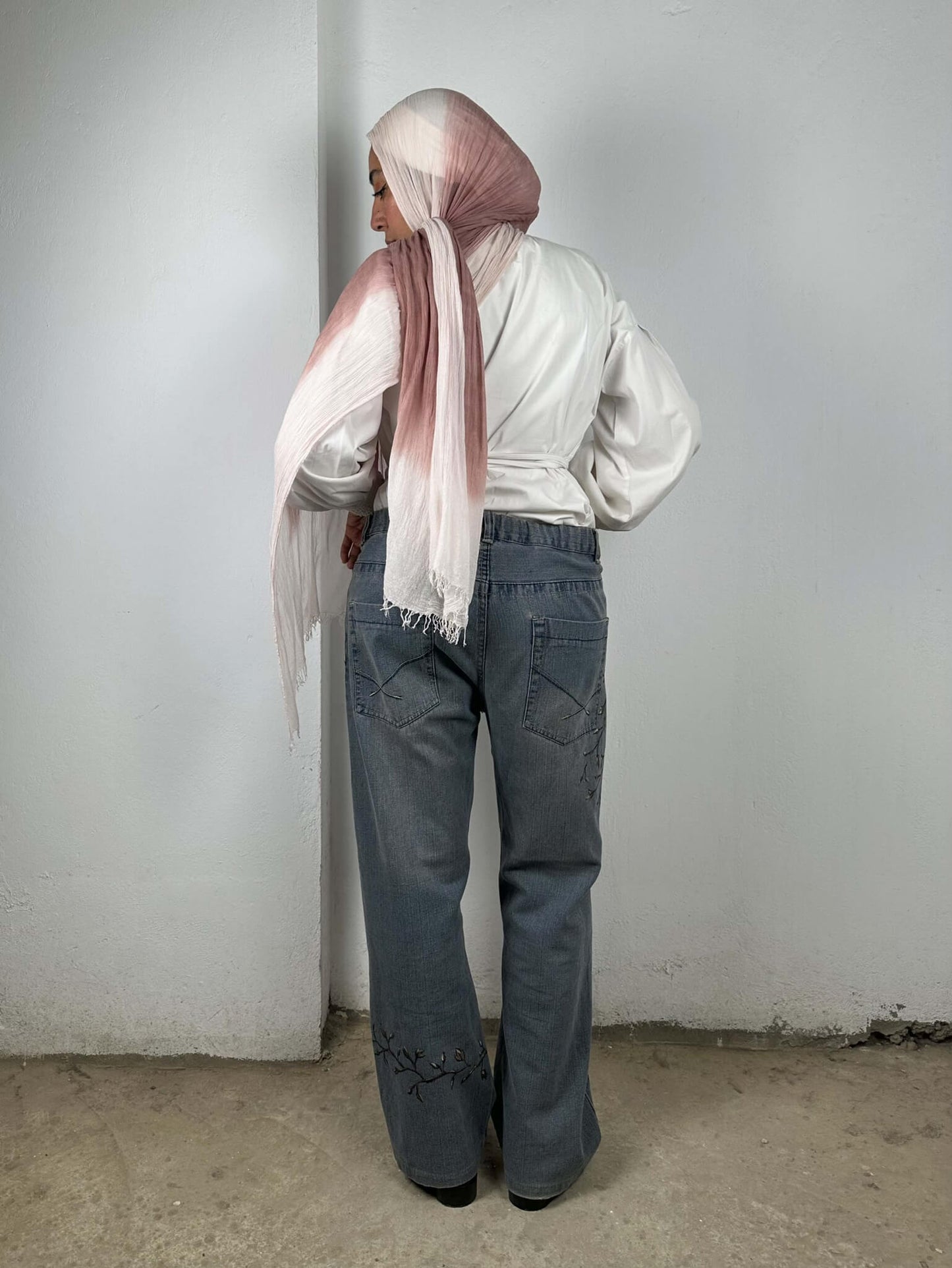 Hand Painted Greek Jeans