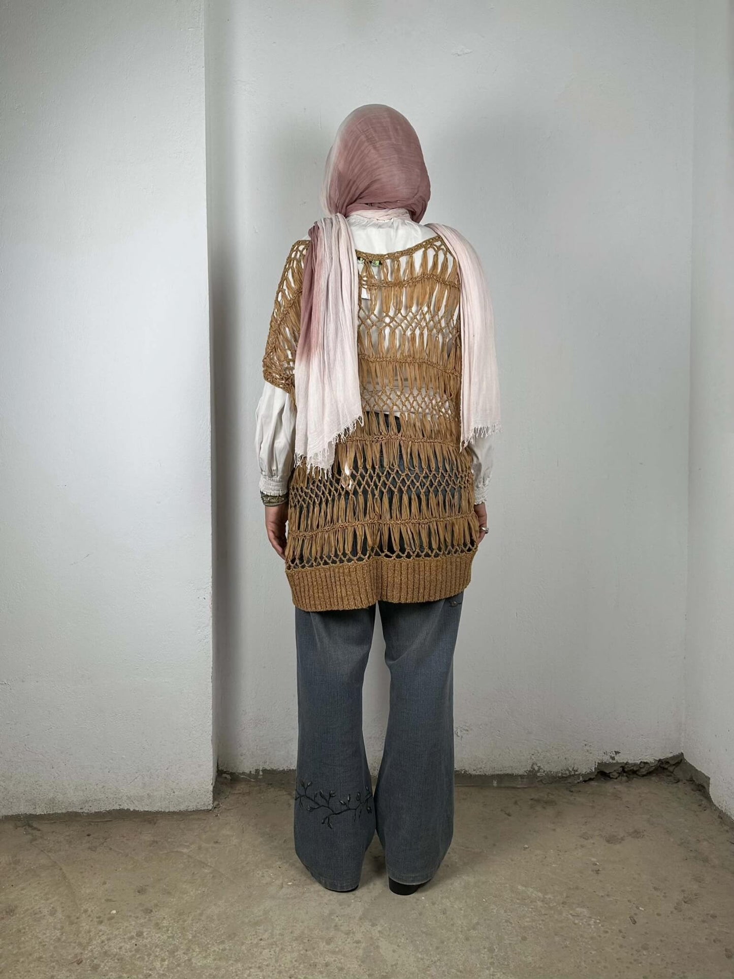 Knitted Brown Blouse