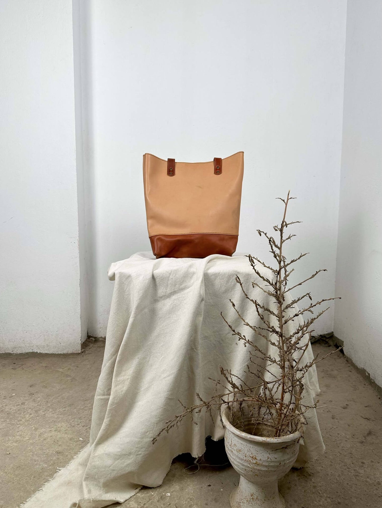 Handpainted Coptic Tote Bag