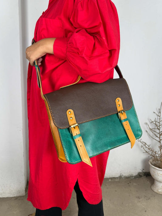 Colorblock Crossbody Bag