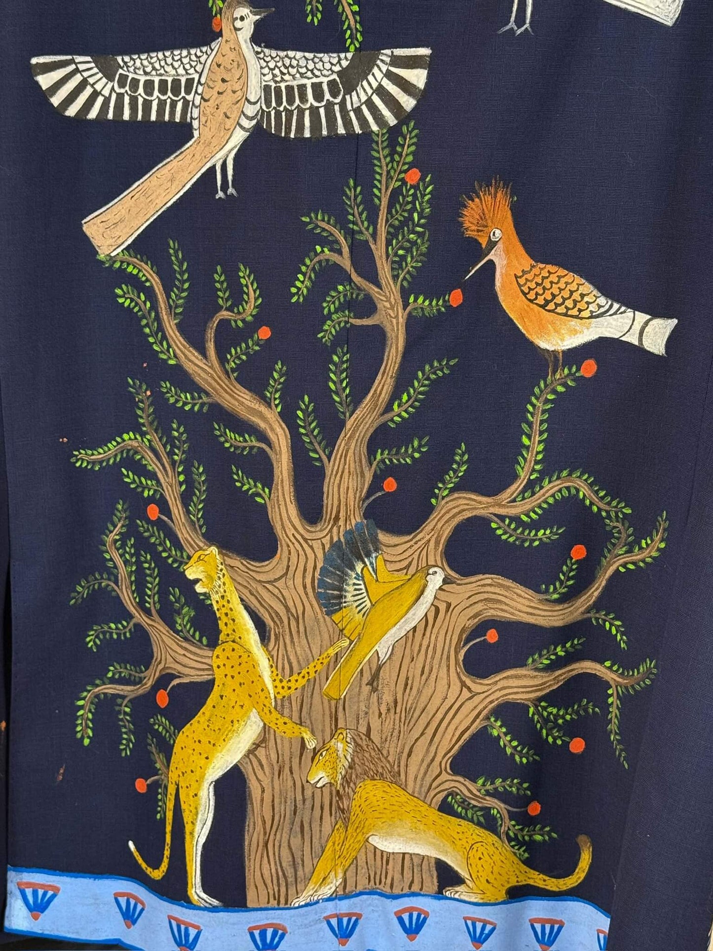 Ancient Egyptian Handpainted Blazer
