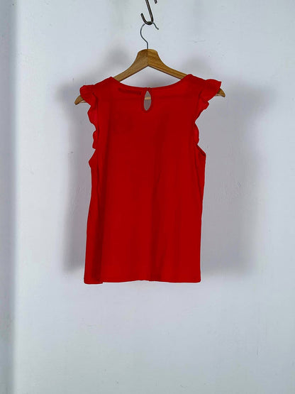 Bright Orange Cotton Top