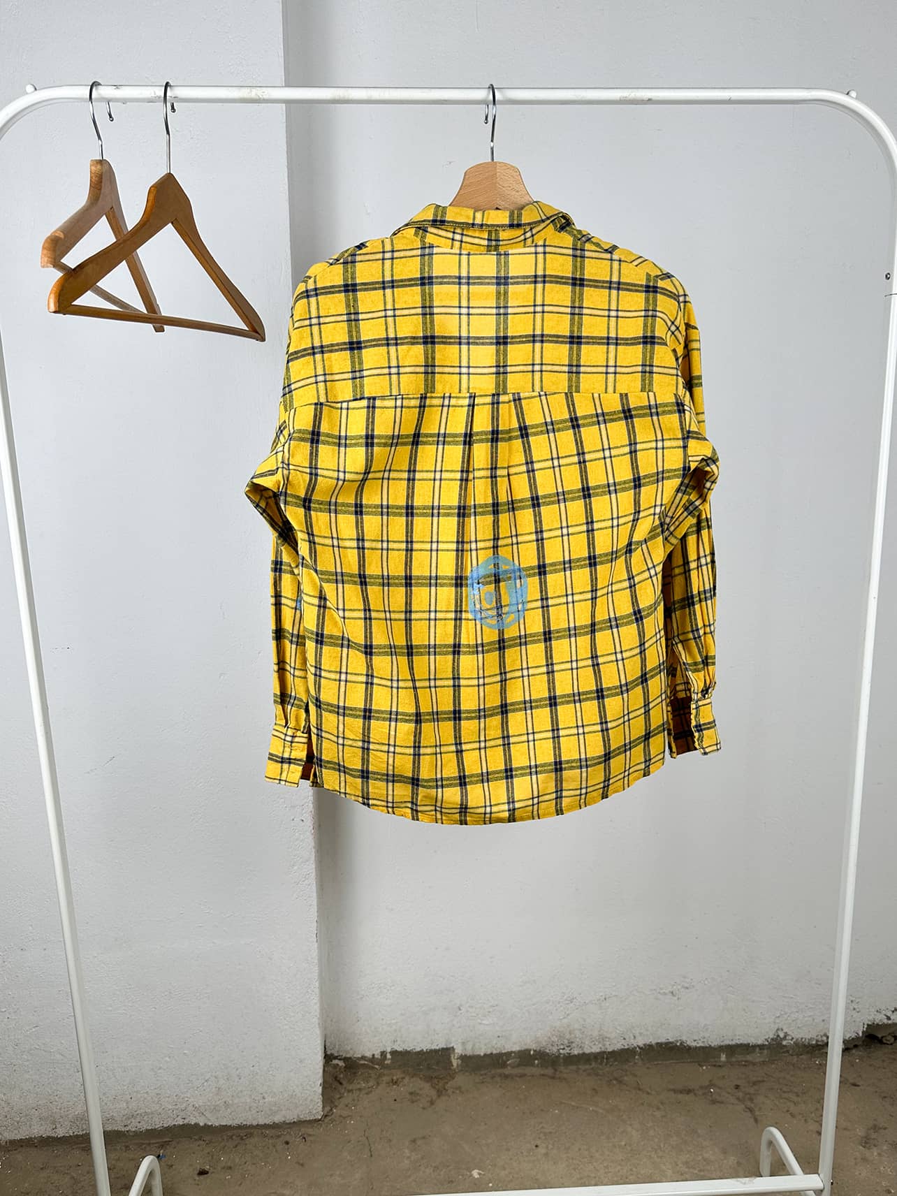 Plaid Hand Printed Shirt