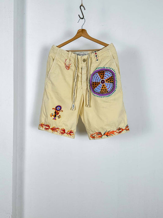 Hand Painted Indian Inspired Shorts