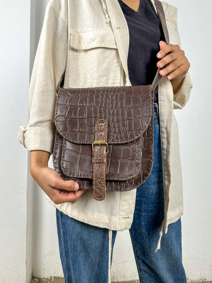 Dark Brown Cross Bag