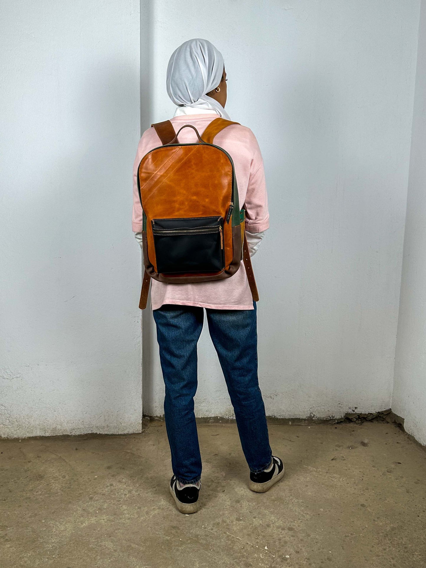 Patch Work Backpack