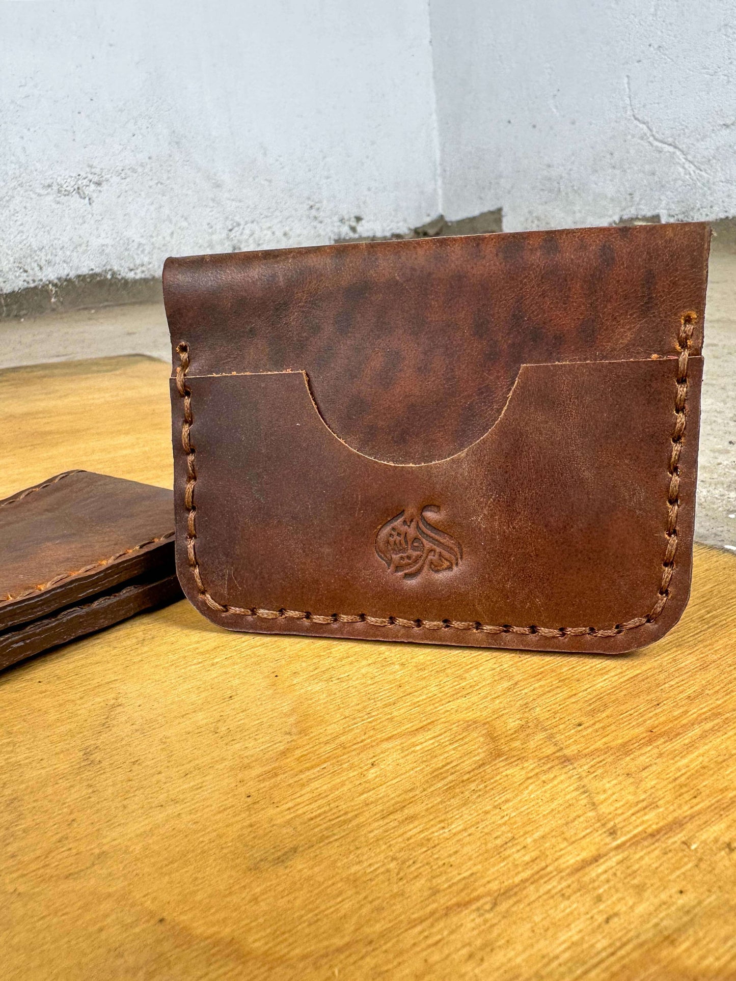 Brown Leather Card Holder