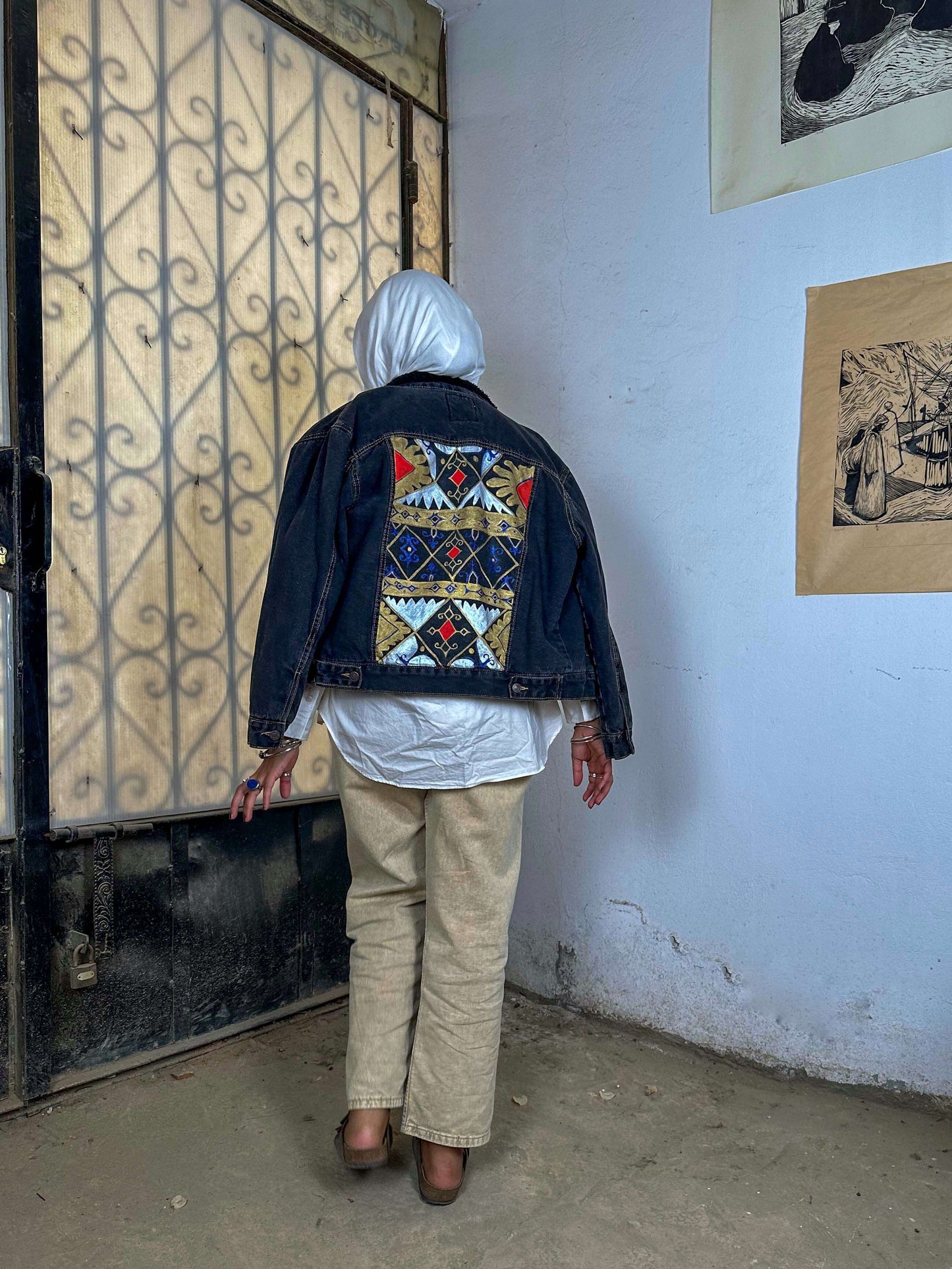 Dajestan Kaitag Hand Painted Jacket