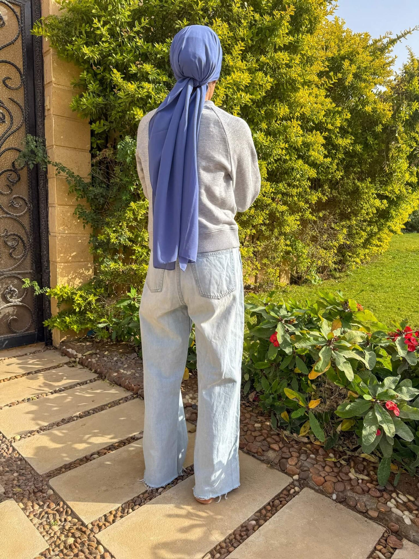 Hand painted lemon jeans