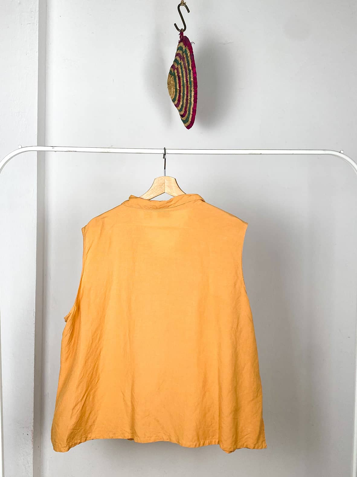 Light Orange Sleeveless Shirt