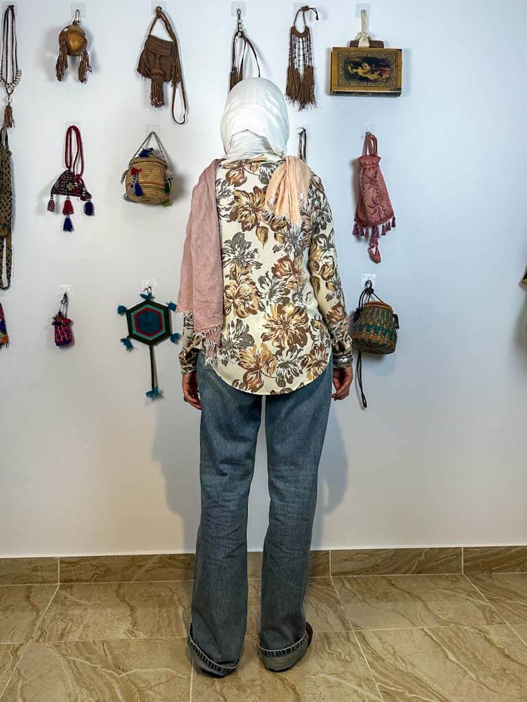 Floral long sleeved shirt