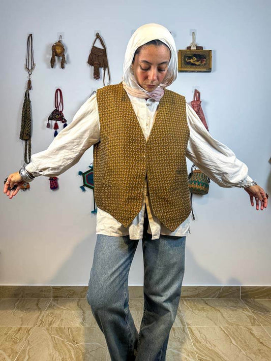 Patterned unisex vest