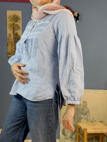 Striped cotton shirt