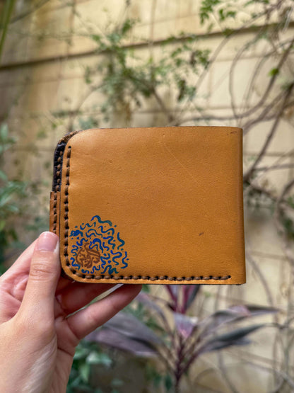 Hand painted fish wallet