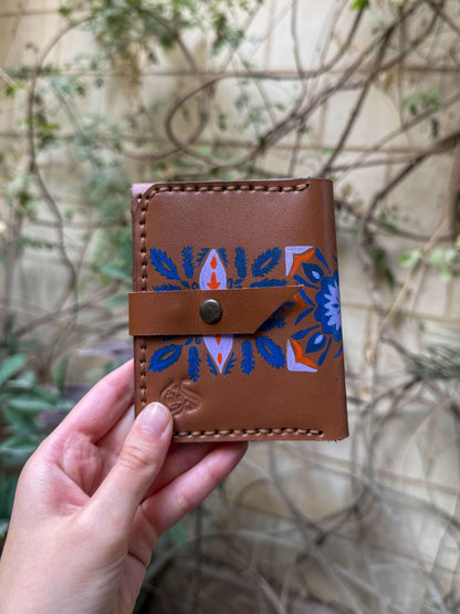 Hand painted Islamic patterned wallet