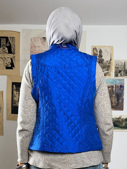 Blue Puffer Vest