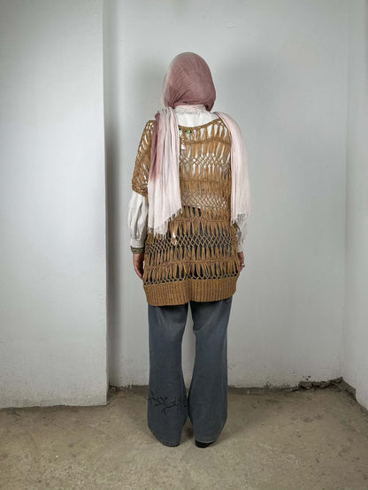 Knitted Brown Blouse