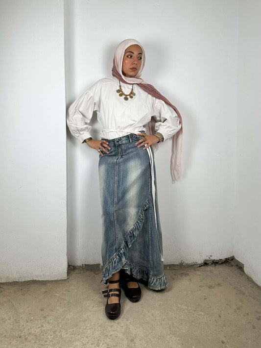 Vintage Denim Skirt