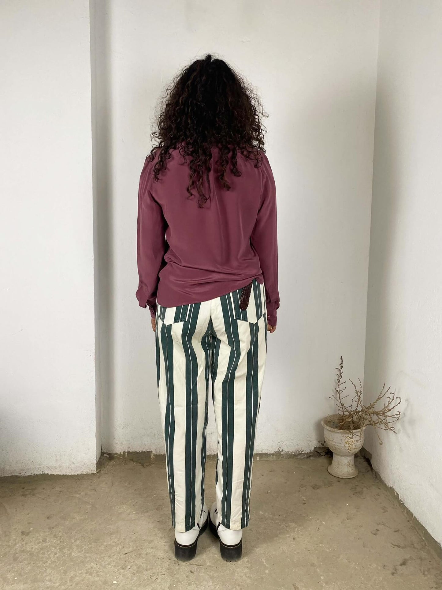 Mauve Silk Blouse