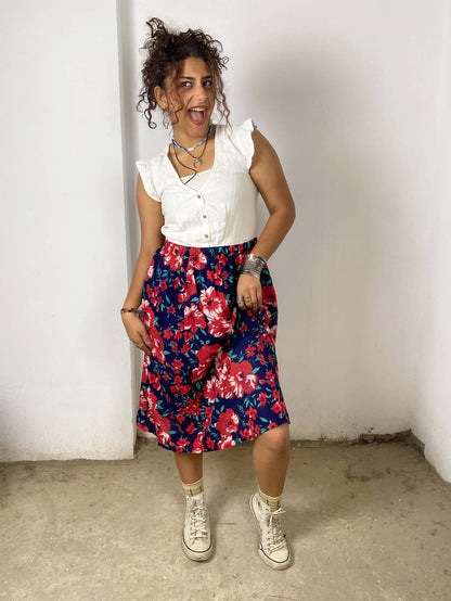 Floral Vintage Skirt