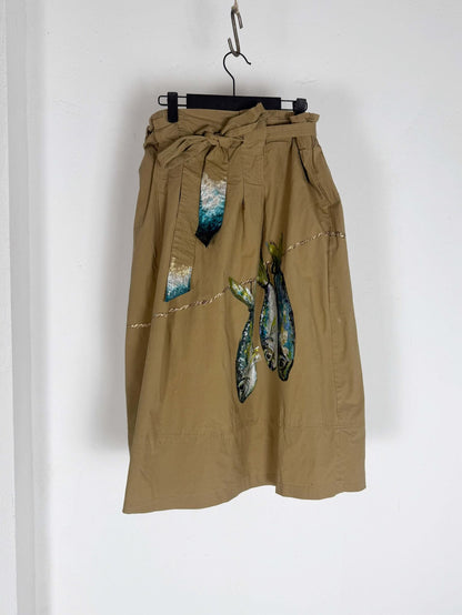 Handpainted Fish Skirt