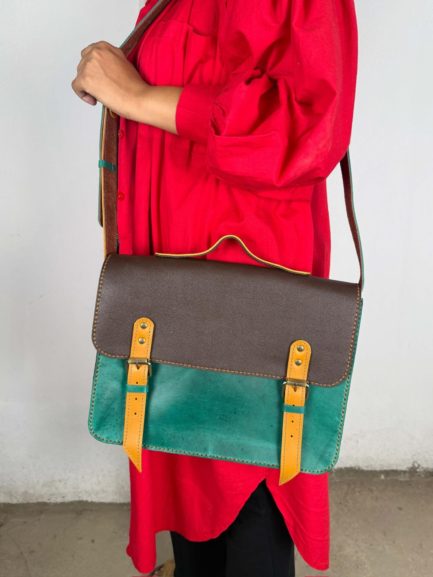 Colorblock Crossbody Bag