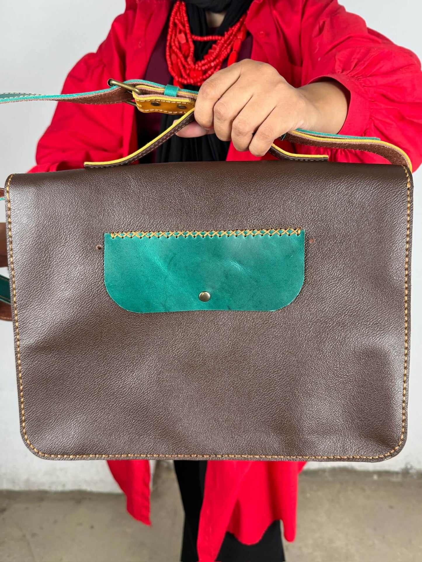 Colorblock Crossbody Bag