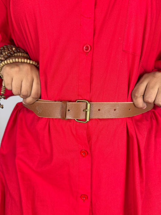 Brown Leather Belt