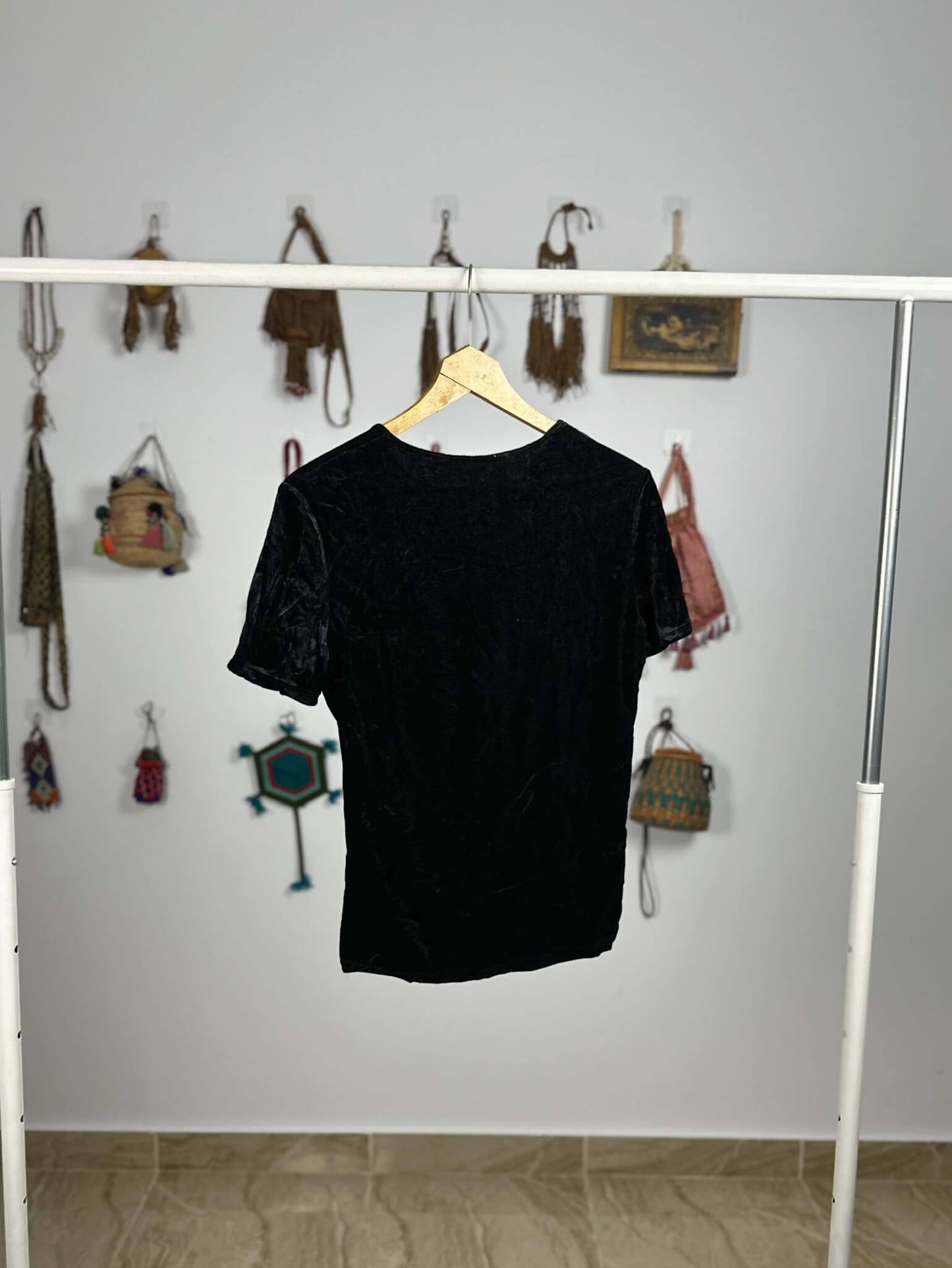 Black Velvet Top