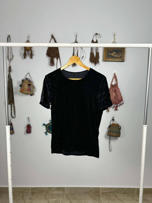 Black Velvet Top