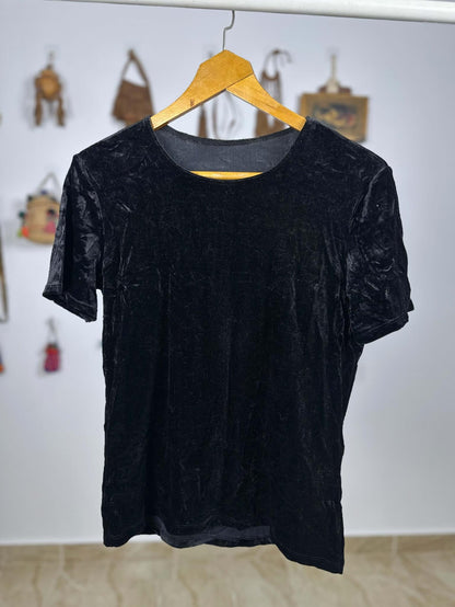 Black Velvet Top