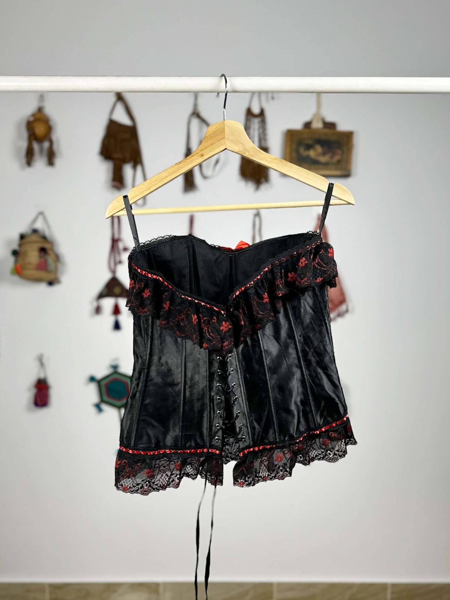 Black Corset with Bows
