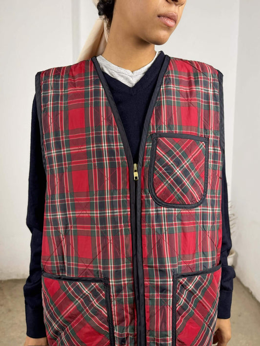 Plaid Vintage Vest