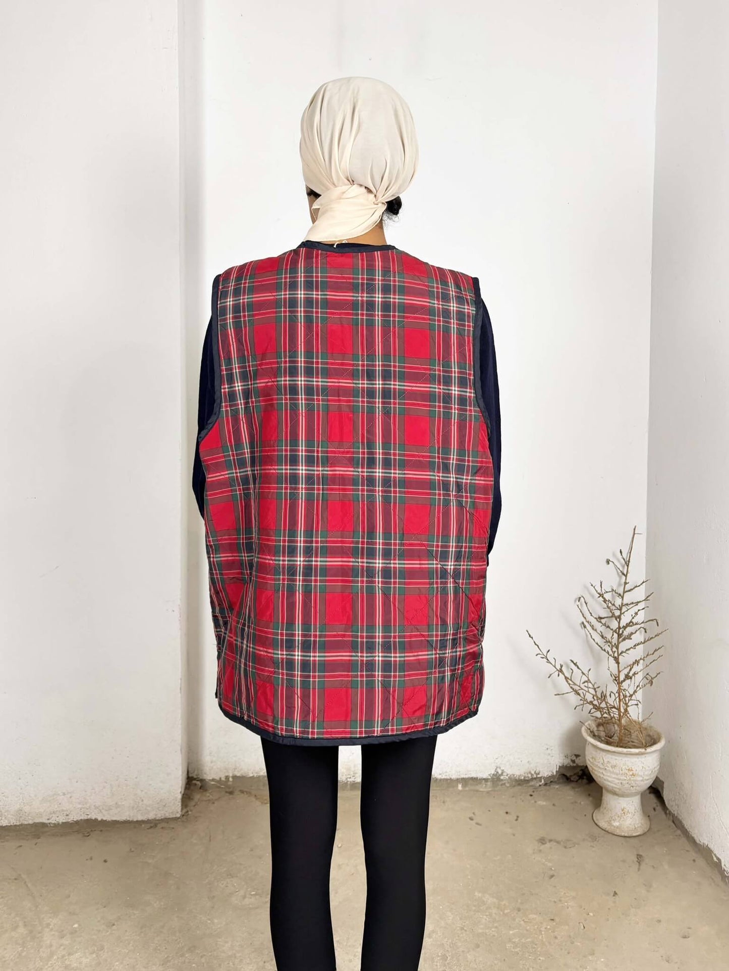 Plaid Vintage Vest