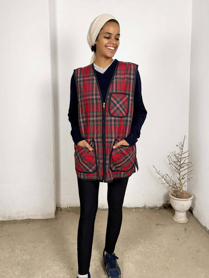 Plaid Vintage Vest