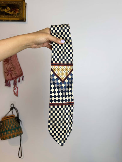 Patterned Silk Tie
