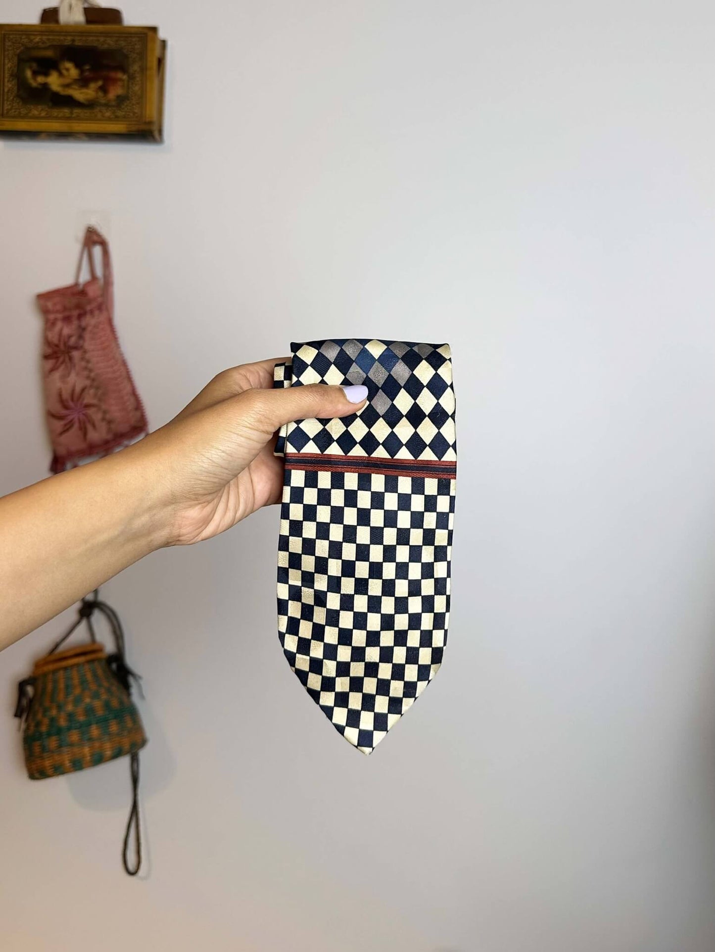 Patterned Silk Tie