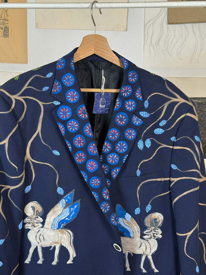 Ancient Egyptian Handpainted Blazer