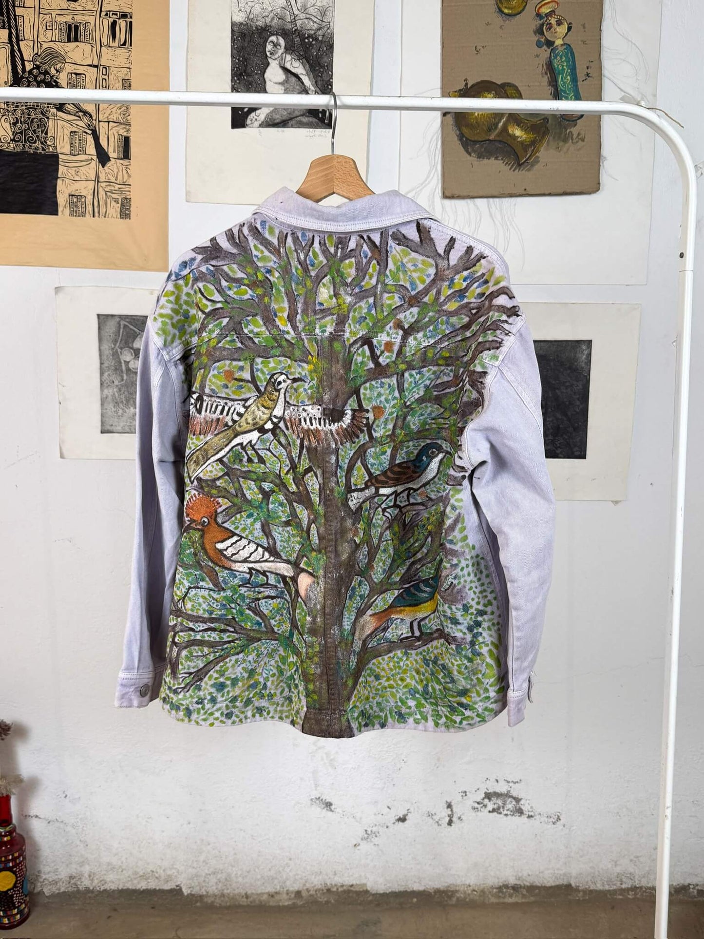 Birds of Acascia Jeans Jacket