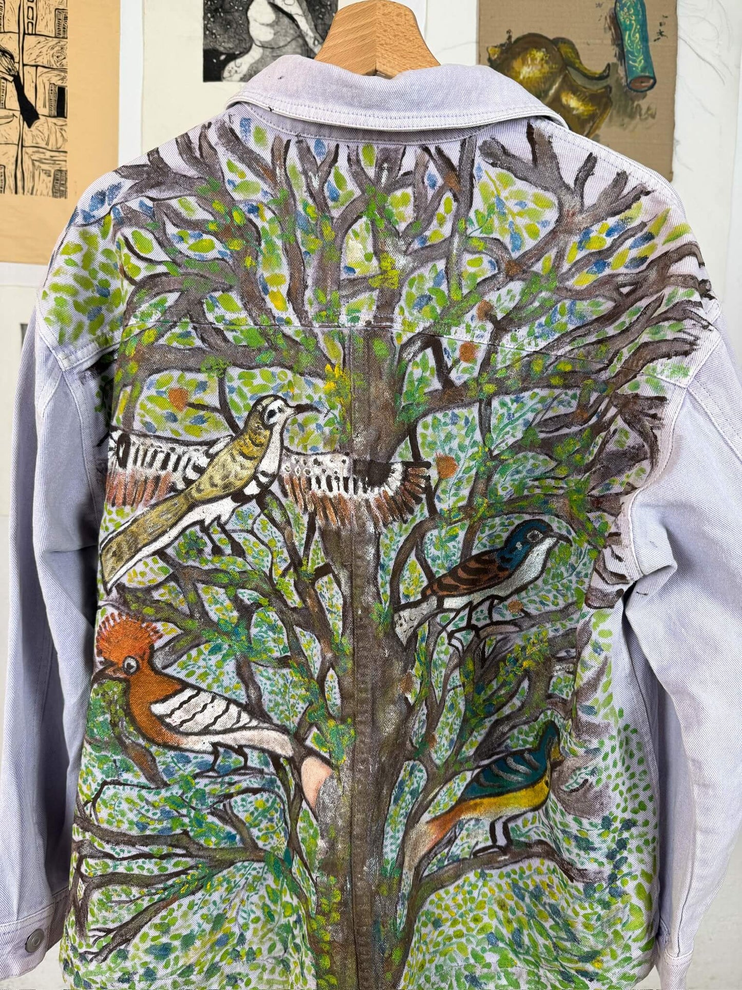 Birds of Acascia Jeans Jacket