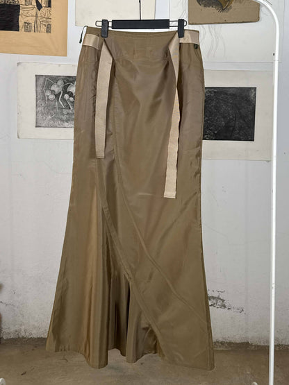 Olive Green Maxi Skirt