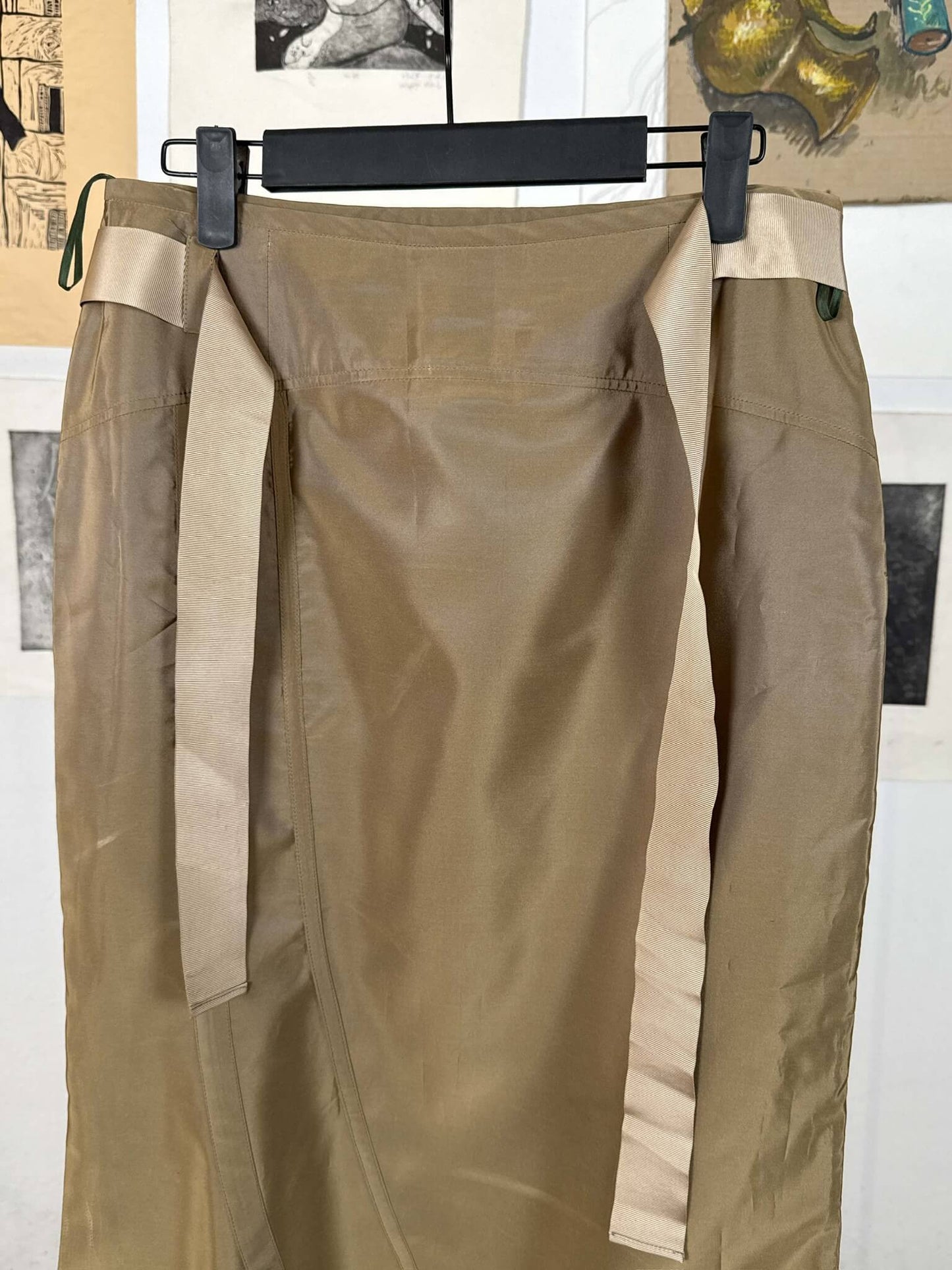 Olive Green Maxi Skirt