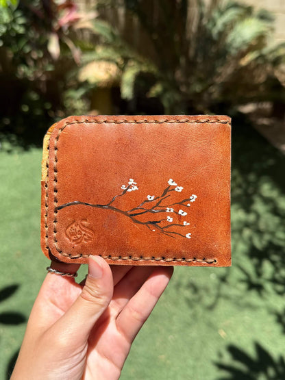 Handpainted Butterfly Wallet